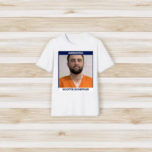 Arrested Scottie Scheffler Mugshot Shirt