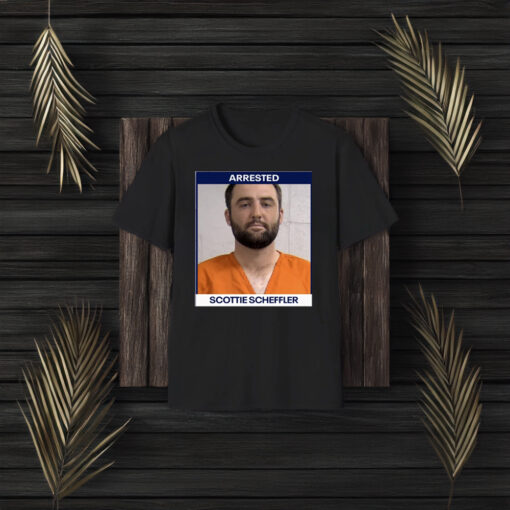 Arrested Scottie Scheffler Mugshot T-Shirt