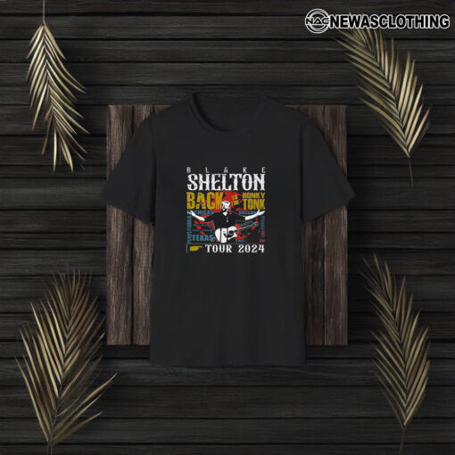 Blake Shelton Back To The Honky Tonk Tour 2024 T-Shirt