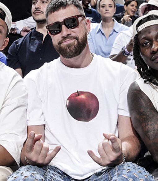 Patrick Mahomes, Travis Kelce Apple T-Shirt and Hollywood Brown