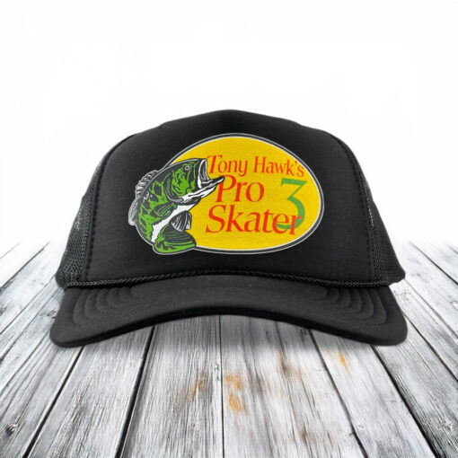 Skateboard Fishing Trucker Hats