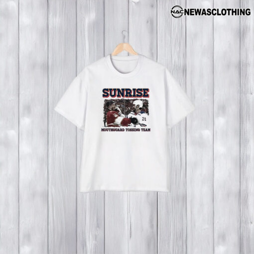 Sunrise Tkachuk Mouthguard Mouthguard Tossing Team T-Shirt1