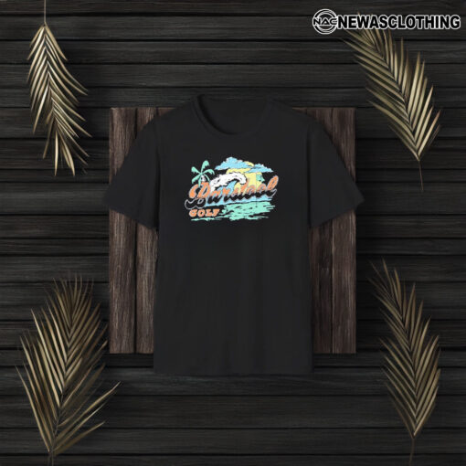 Barstool Golf Beach Wave T-Shirt3