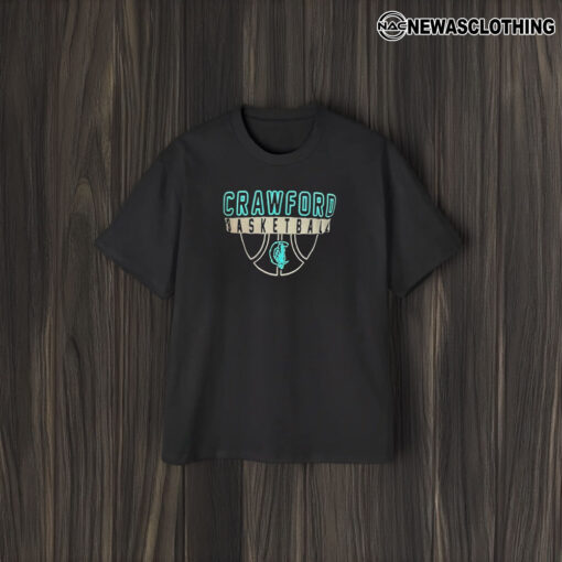 Crawford Basketball Logo T-Shirt2