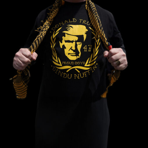 Donald Trump 47 Proud Boys Dindu Nuffin T-Shirt