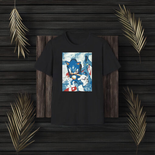 Mamono World The Sonic Big Drip T-Shirt