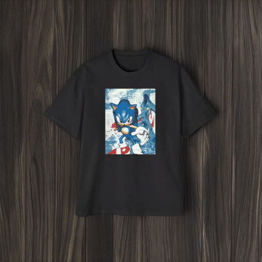 Mamono World The Sonic Big Drip T-Shirt1