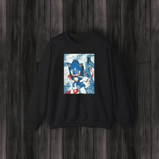 Mamono World The Sonic Big Drip T-Shirt3