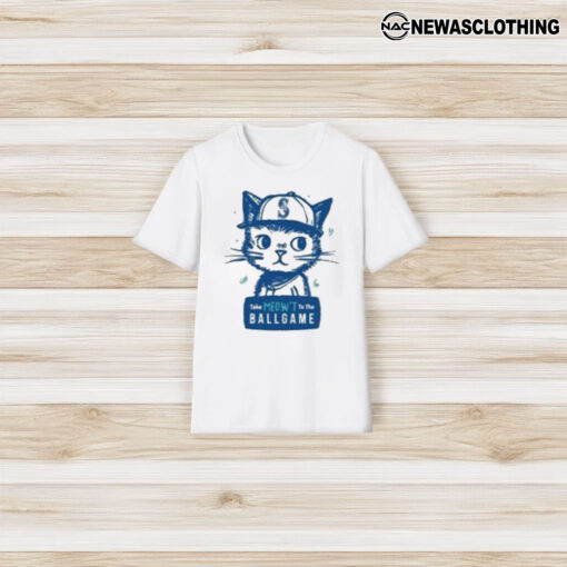 Mariners Take Meow’t to the Ballgame T-Shirt3