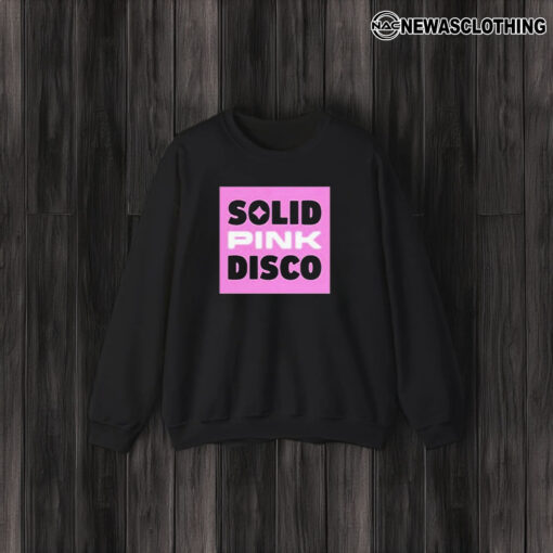 Solid Pink Disco Tee