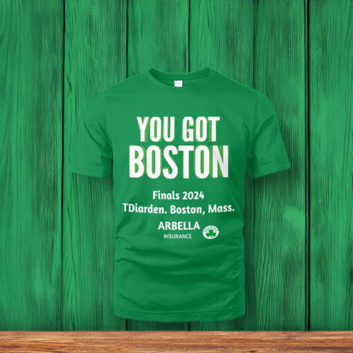 YOU GOT BOSTON Finals 2024 Green Shirt