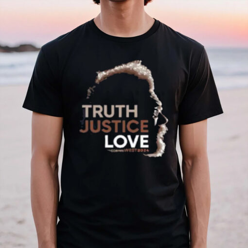 Cornel West 2024 Truth Justice Love Tee3