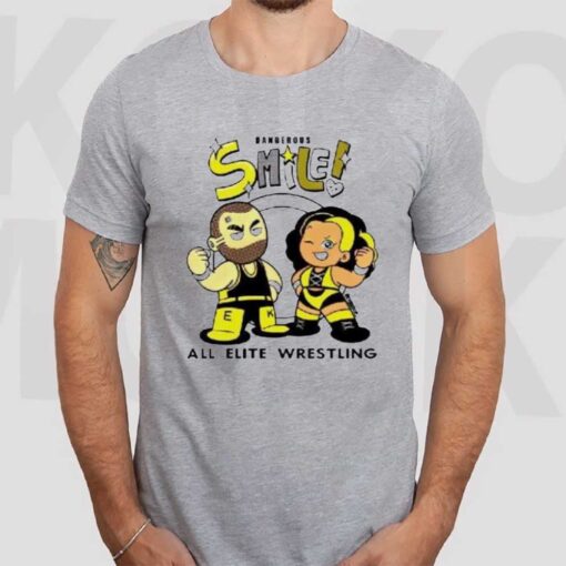 Dangerous Smile All Elite Wrestling Tee