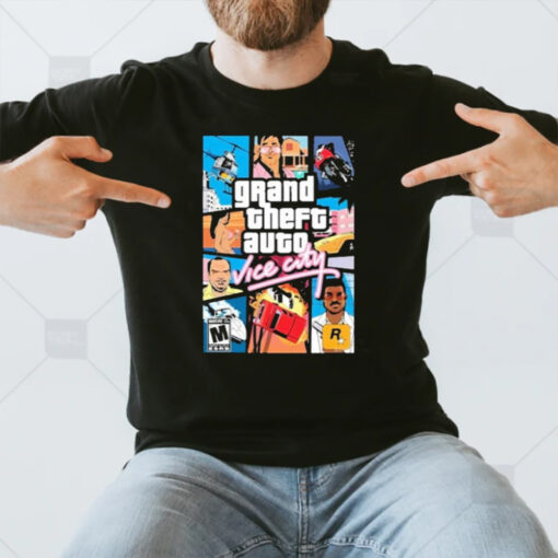 Grand Theft Auto Vice City Games T-Shirt