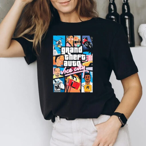 Grand Theft Auto Vice City Games T-Shirt1