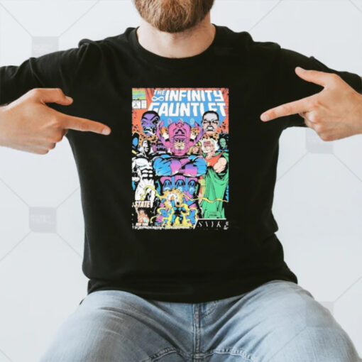 Infinity Gauntlet Pod Marvel Comics T-Shirt3