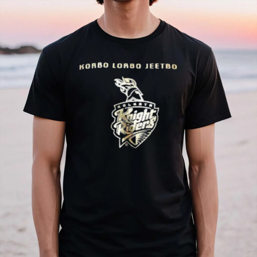 Korbo Lorbo Jeetbo Holkata Knight Riders Champion 2024 T-Shirt