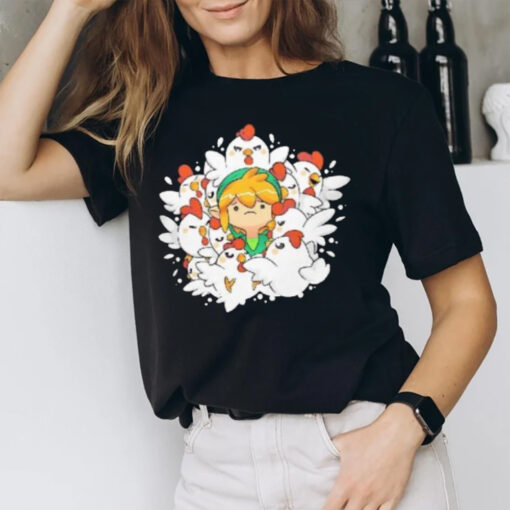 Link Surrounded By Cuccos Impossible Situation T-Shirt1