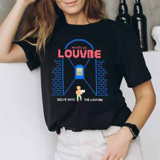 Musée Du Louvre Delve Into The Louvre Pixel T-Shirt1