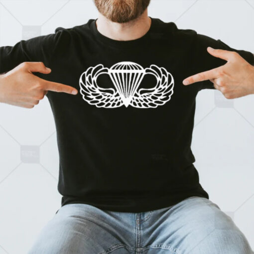 Paratroopers Parachute Wings Badge Airborne T-Shirt