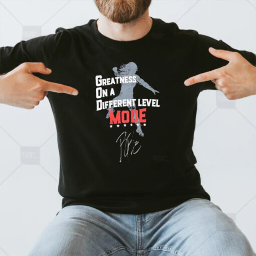 Roman Reigns Wwe Autographed Greatness On A Different Level Mode T-Shirt