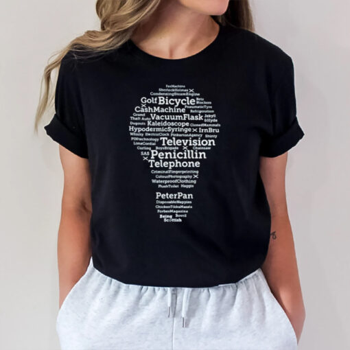 Scottish Inventions Faxmachine Sherlock Holme Condensingsteamengine T-Shirt