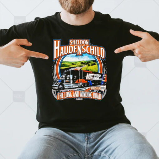 Sheldon Haudenschild The Long And Winding Road Wooster Ohio NOS Energy Drink T-Shirt