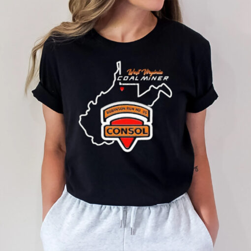 West Virginia Coal Miner Saunders Robinson Run No 95 Consol T-Shirt1